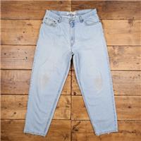 Vintage Levis 560 Jeans 36 x 32 Stonewash Tapered Blue Red Tab Denim - 36 Regular