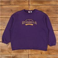 Vintage Levi's Graphic Sweatshirt L 90s USA Made Embroidered Roundneck Womens - L Regular