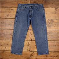 Vintage Levis 505 Jeans 38 x 29 Raw Wash Straight Blue Red Tab Denim - 38 Regular