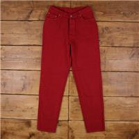 Vintage Levis 501 Jeans 29 x 32 USA Made 90s Medium Wash Straight Red Womens - 29 Regular