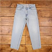 Vintage Levis 550 Jeans 34 x 32 Stonewash Straight Blue Red Tab Denim - 34 Regular