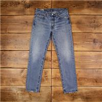 Vintage Levis Lot 514 Jeans 31 x 32 Big E Premium Stonewash Straight Blue - 31 Regular