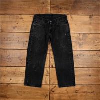 Vintage Levis 550 Jeans 31 x 26 Dark Wash Straight Black Red Tab Denim - 31 Regular