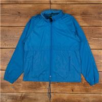 Vintage St John's Bay Windbreaker Jacket M 80s Raglan Blue Zip - M Regular