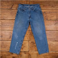 Vintage Levis 550 Jeans 36 x 30 Stonewash Tapered Blue Red Tab Denim - 36 Regular