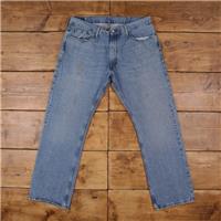 Vintage Levis 514 Jeans 38 x 32 Stonewash Straight Blue Red Tab Denim - 38 Regular