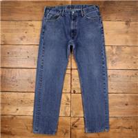 Vintage Levis 505 Jeans 40 x 35 Stonewash Straight Blue Red Tab Denim - 40 Regular