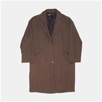 Zara Overcoat Jacket / Size XS / Womens / Brown / Polyester