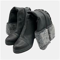 Mango Boots / UK 7 / Womens / Black
