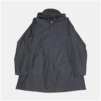 Rains A-line Jacket / Size M / Long / Womens / Black / Polyester