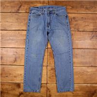 Vintage Levis 505 Jeans 34 x 32 Stonewash Straight Blue Red Tab Denim - 34 Regular