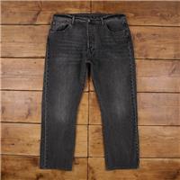 Vintage Levis 501 Jeans 38 x 32 Big E Premium Stonewash Straight Black Red Tab - 38 Regular