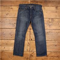 Vintage Levis 501 Jeans 34 x 29 Stonewash Straight Blue Red Tab Denim - 34 Regular