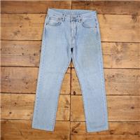 Vintage Levis 501 Jeans 31 x 29 Stonewash Straight Blue Red Tab Denim - 31 Regular