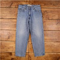 Vintage Levis 550 Jeans 34 x 30 Stonewash Straight Blue Red Tab Denim - 34 Regular