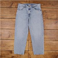 BNWT Levis Jeans 32 x 30 Big E Premium None Light Wash Straight Blue Red Tab - 32 Regular