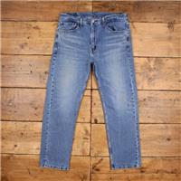 Vintage Levis 505 Jeans 34 x 29 Stonewash Straight Blue Red Tab Denim - 34 Regular