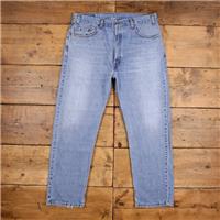 Vintage Levis 505 Jeans 36 x 29 Stonewash Straight Blue Red Tab Denim - 36 Regular