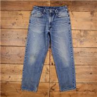 Vintage Levis 550 Jeans 33 x 30 Stonewash Straight Blue Red Tab Denim - 33 Regular