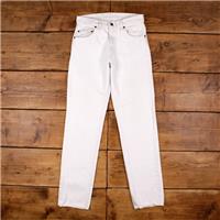 Vintage Levis Jeans 31 x 34 USA Made 90s Light Wash Straight White Red Tab - 31 Regular