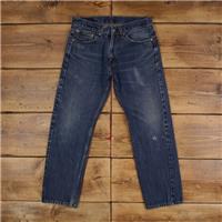 Vintage Levis 505 Jeans 31 x 28 Medium Wash Straight Blue Red Tab Denim - 31 Regular
