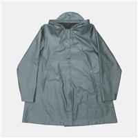 Rains A-line Jacket / Size S / Mid-Length / Womens / Green / Polyurethane - S Regular