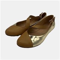 Chlo Flats / UK 4 / Womens / Gold
