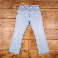 Vintage Levis 515 Jeans 34 x 32 Stonewash Straight Blue Red Tab Denim - 34 Regular