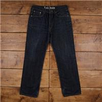 Vintage Levis 524 Jeans 36 x 32 90s Dark Wash Straight Blue Red Tab Denim - 36 Regular