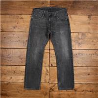 Vintage Levis 505 Jeans 34 x 31 Dark Wash Straight Grey Black Tab Denim - 34 Regular