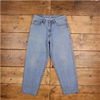 Vintage Levis 560 Jeans 32 x 30 Stonewash Straight Blue Red Tab Denim - 32 Regular