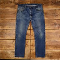 Vintage Levis 501 Jeans 42 x 36 Stonewash Straight Blue Red Tab Denim - 42 Regular