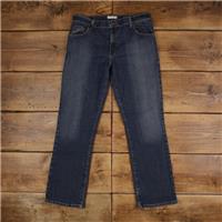 Vintage Levis 550 Jeans 34 x 32 Dark Wash Straight Blue Womens Red Tab Denim - 34 Regular