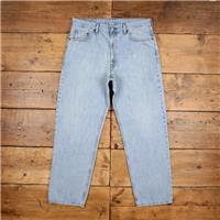 Vintage Levis 550 Jeans 36 x 31 Stonewash Straight Blue Red Tab Denim - 36 Regular