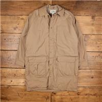 Vintage L.L.Bean Padded Coat L 80s Overcoat Parka USA Made Beige - L Regular