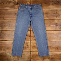 Vintage Levis 505 Jeans 34 x 31 90s Stonewash Straight Blue Red Tab Denim - 34 Regular
