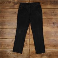 Vintage Levis Jeans 36 x 32 Dark Wash Straight Black Orange Tab Denim - 36 Regular