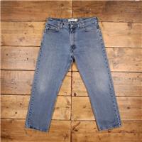 Vintage Levis 505 Jeans 36 x 30 Stonewash Straight Blue Red Tab Denim - 36 Regular