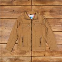 Vintage Columbia Utility Jacket S Beige Womens Zip - S Regular