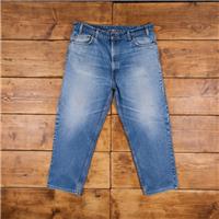 Vintage Levis 540 Jeans 38 x 27 USA Made 90s Medium Wash Straight Blue Denim - 38 Regular