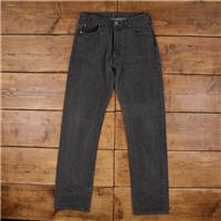 Vintage Levis 501 Jeans 32 x 36 90s Stonewash Straight Grey Womens Red Tab - 32 Regular