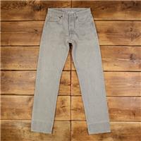 Vintage Levis 501XX Jeans 30 x 34 Light Wash Straight Grey Red Tab Denim - 30 Regular