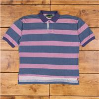 Vintage Single Stitch T Shirt Polo Shirt XL 90s Crossbow Blue Tee - XL Regular