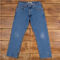 Vintage Levis 505 Jeans 31 x 30 Stonewash Straight Blue Red Tab Denim - 31 Regular