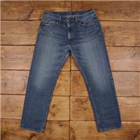 Vintage Levis 505 Jeans 36 x 32 Stonewash Straight Blue Red Tab Denim - 36 Regular