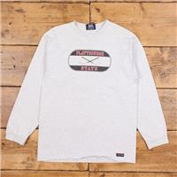 Vintage Jansport Graphic T Shirt Medium 90s USA Made Long Sleeve Plattsburgh - Medium Regular