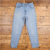 Vintage Levis 550 Jeans 31 x 31 Stonewash Tapered Blue Womens Red Tab Denim - 31 Regular