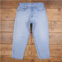 Vintage L.L. Bean Jeans Pants Trousers 37x30 USA Made 90s Unisex Tapered Blue - 37 Regular