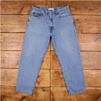 Vintage Levis 550 Jeans 38 x 32 Stonewash Straight Blue Red Tab Denim - 38 Regular