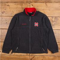 Vintage Columbia Fleece Jacket L NCAA Fleece Grey - L Regular